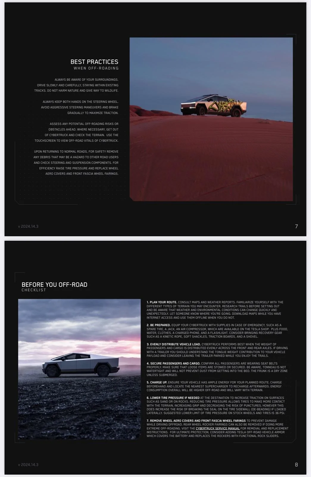 Tesla Cybertruck Official Cybertruck Off-Road Guide - from Tesla! [22 pages] 📒 IMG_9546