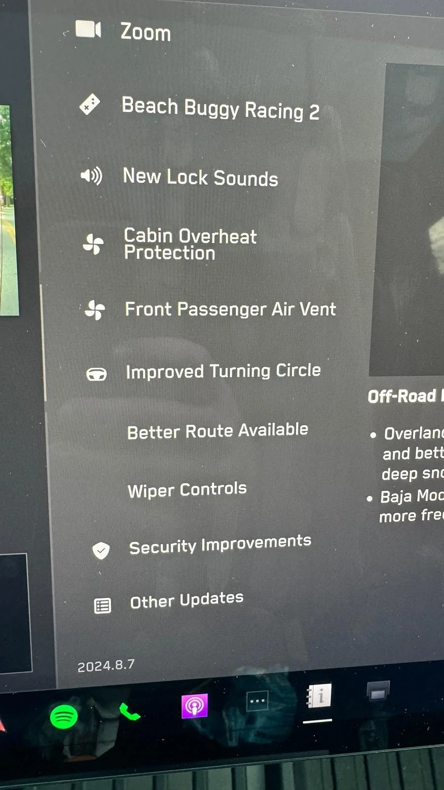 Tesla Cybertruck 2024.14.3 off-road update IMG_8295