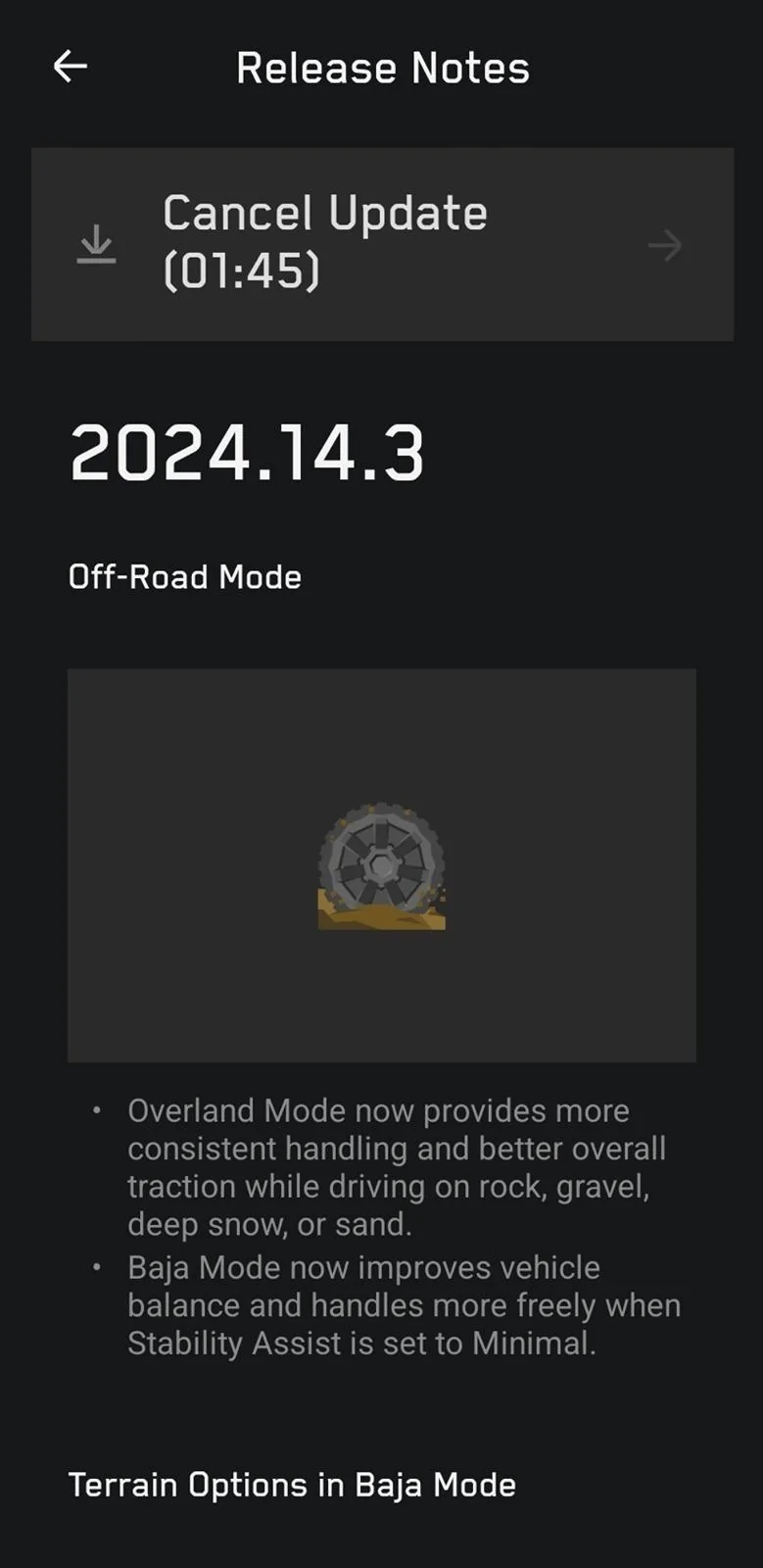 Tesla Cybertruck Update Preview: Locking Diffs (Differentials), New Off-Road Modes “Gravel / Deep Snow” & More Coming to Cybertruck! Screenshot_20240430_145231_Gallery