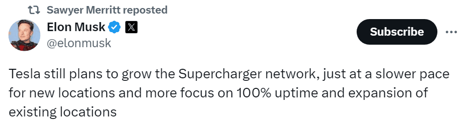 Tesla Cybertruck Report: Tesla lays off entire Supercharger team! [Update: Elon Musk says supercharger growth will continue] 1714517971980-d1