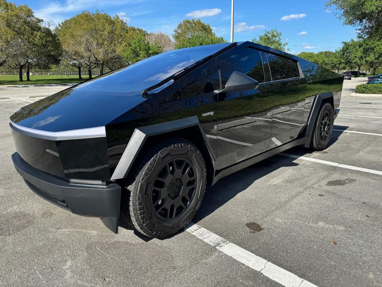 Tesla Cybertruck STEK Dynoblack Gloss PPF + Ceramic Coating + XPEL tint IMG_2443