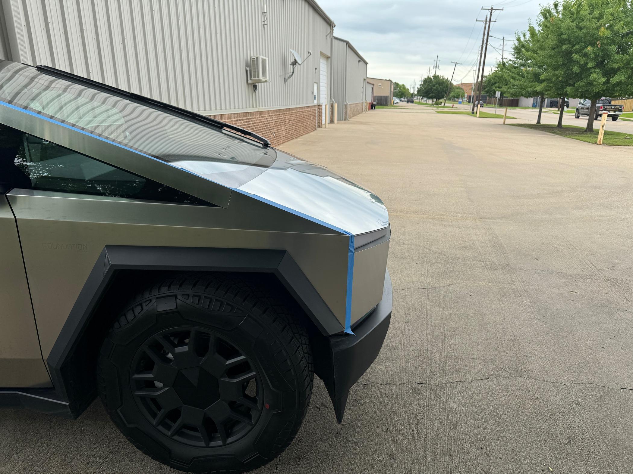Tesla Cybertruck VIN received in Dallas, TX bldgs.JPG