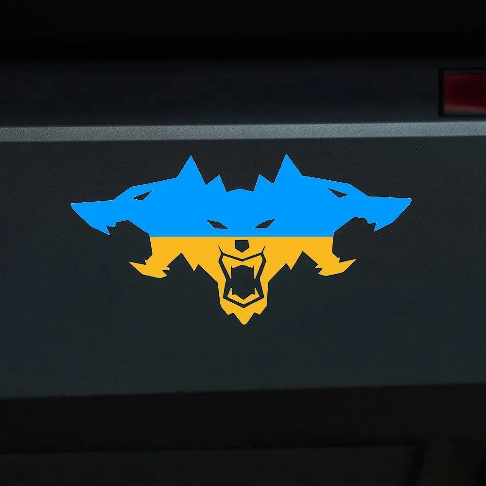 Tesla Cybertruck Cyberbeast with XPEL PPF Gloss Slack + tint + custom color Cerberus (Ukrainian Flag) and yellow Foundation Series logos IMG_3473