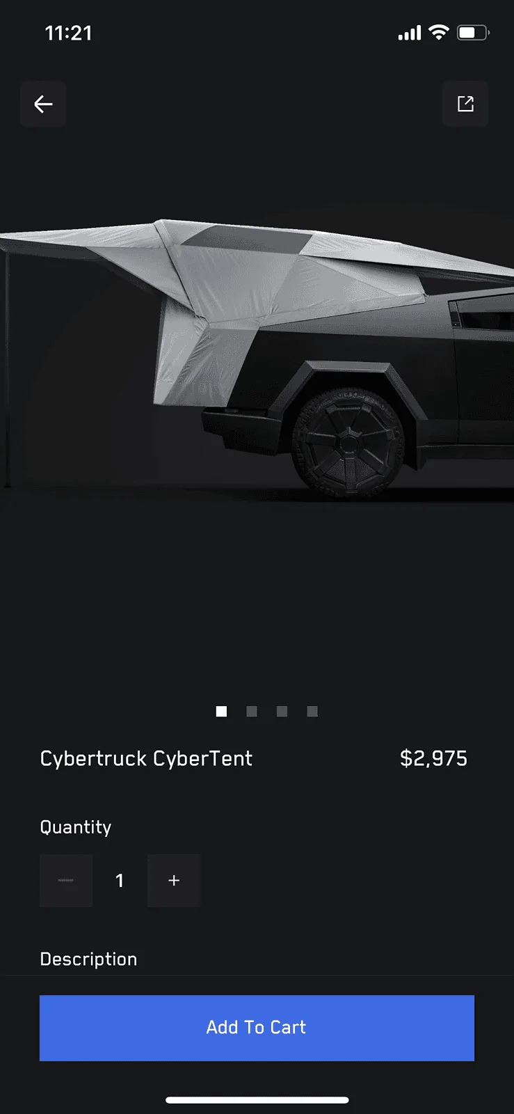Tesla Cybertruck Is CyberTent not compatible to AWD? I have my Cybertruck to be delivered soon.. IMG_5695