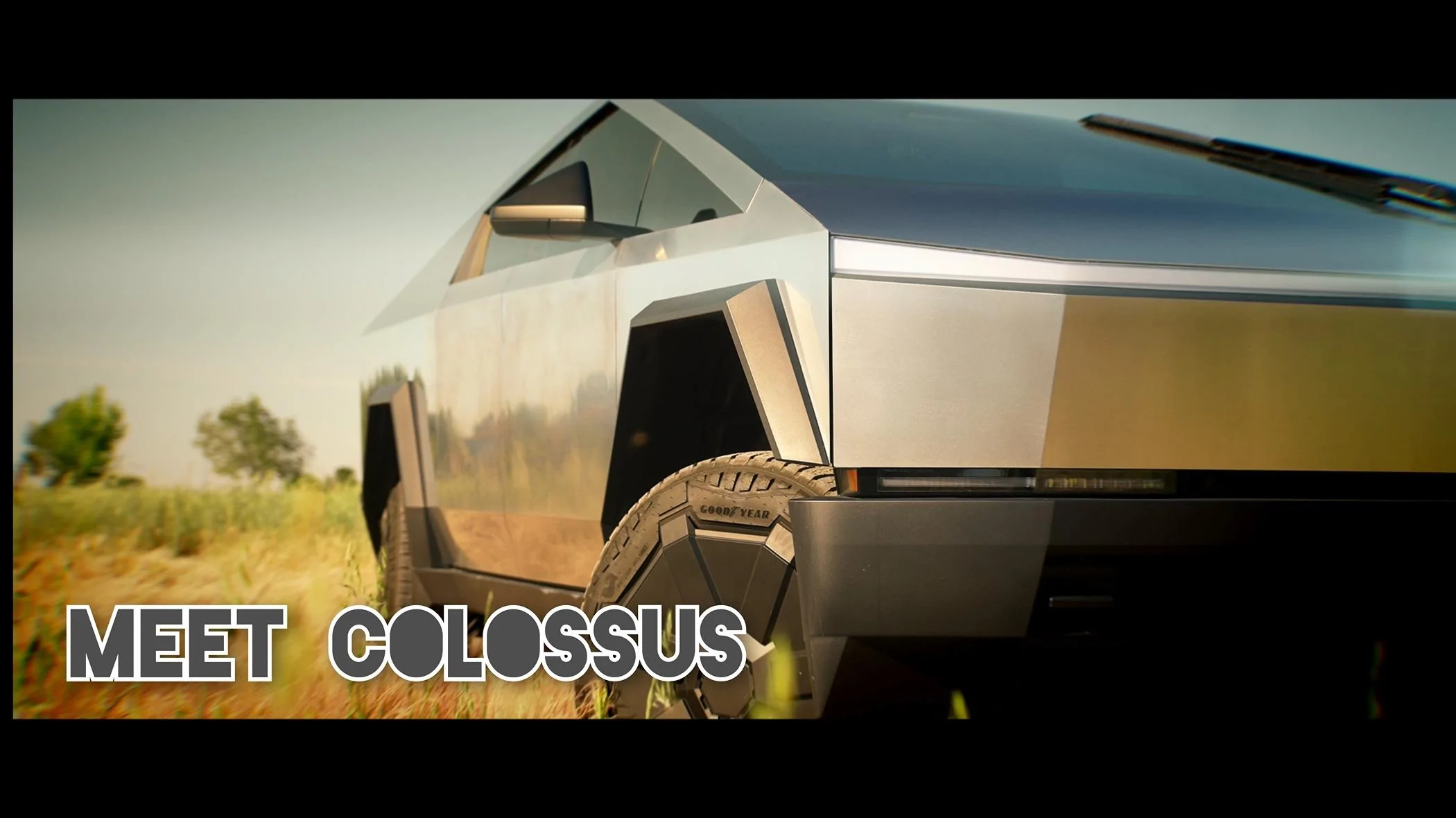 Tesla Cybertruck Meet Colossus. Despite the visuals I swear I'm not model 😂 inbound6271291408311276578