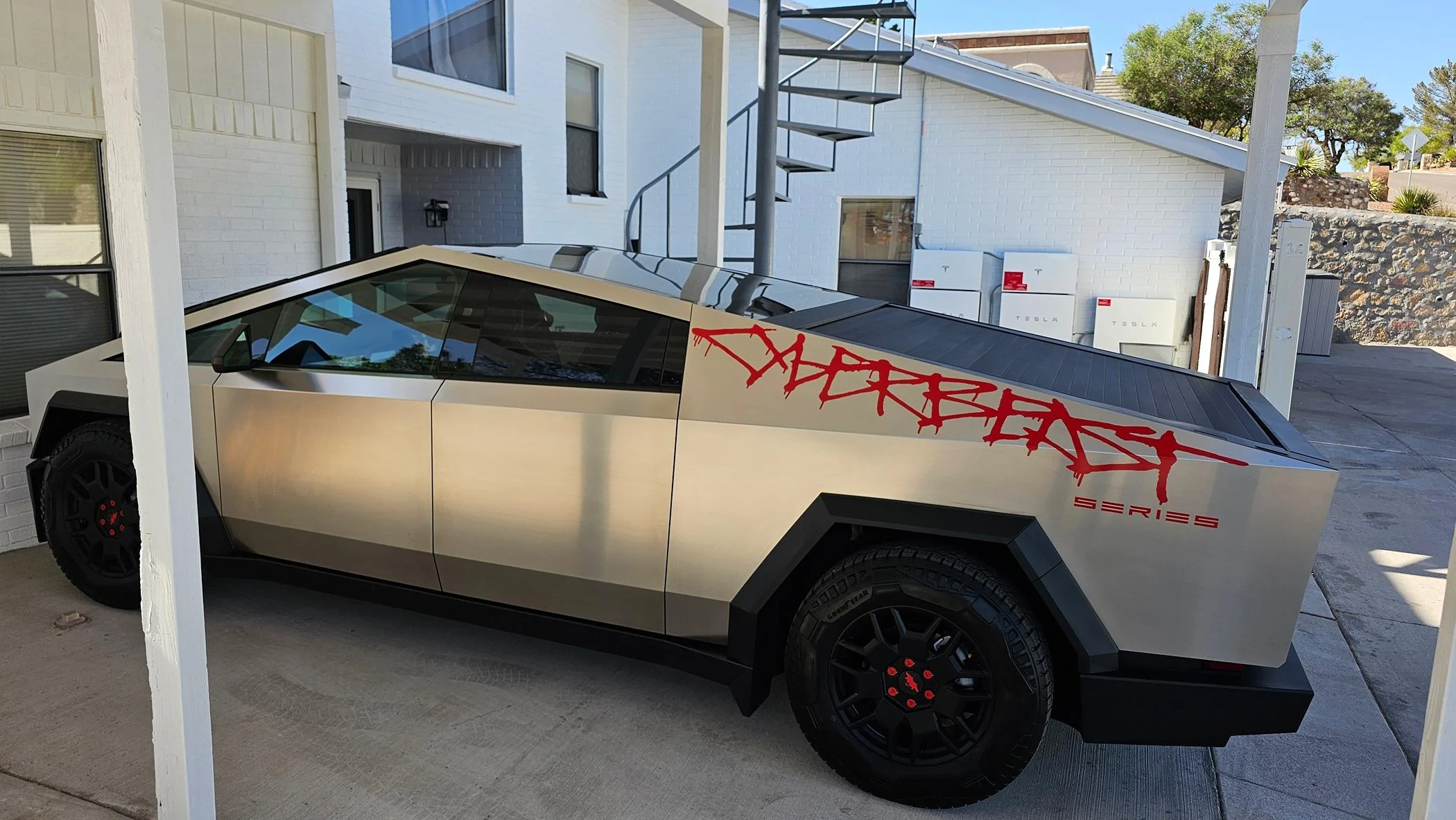 Tesla Cybertruck 3D Printable Lug Nut Cover SPIKES - For a Tougher Look! 20240501_165240