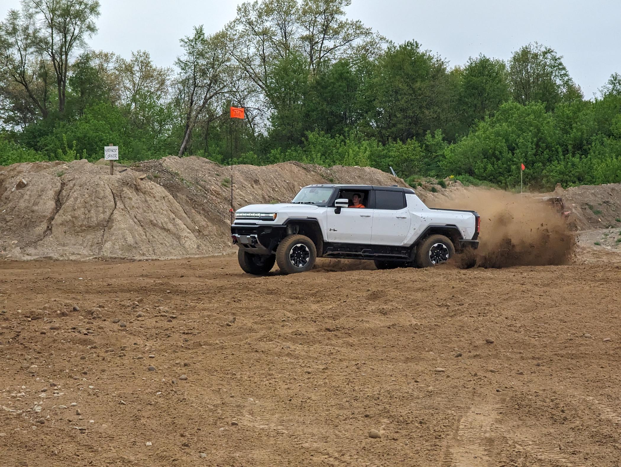 Tesla Cybertruck Hummer and Cybertruck hit up off-road park PXL_20240505_161351952