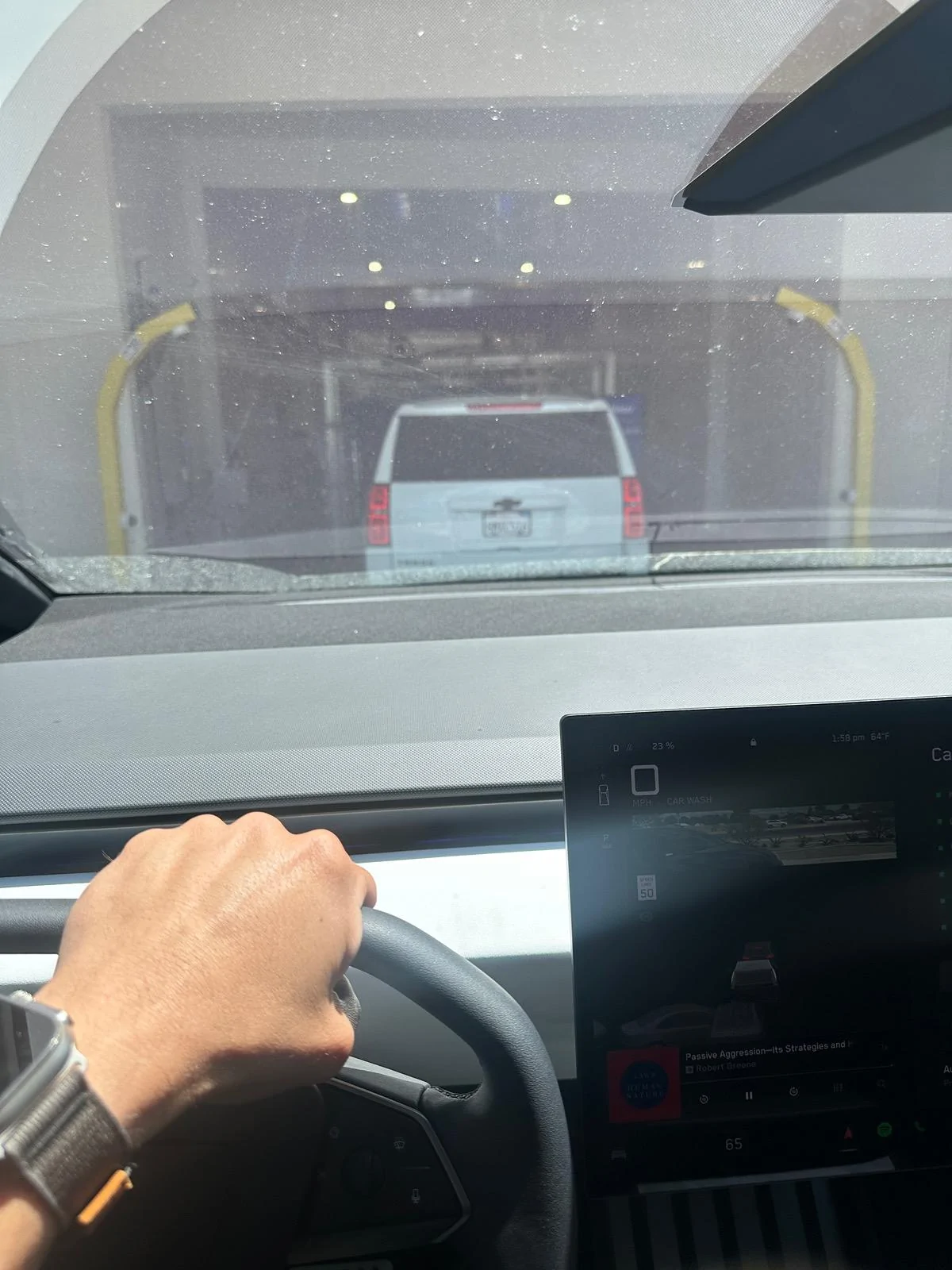 Tesla Cybertruck Tested the Off-Road Mode Update on black trails and it's EPIC IMG_5089