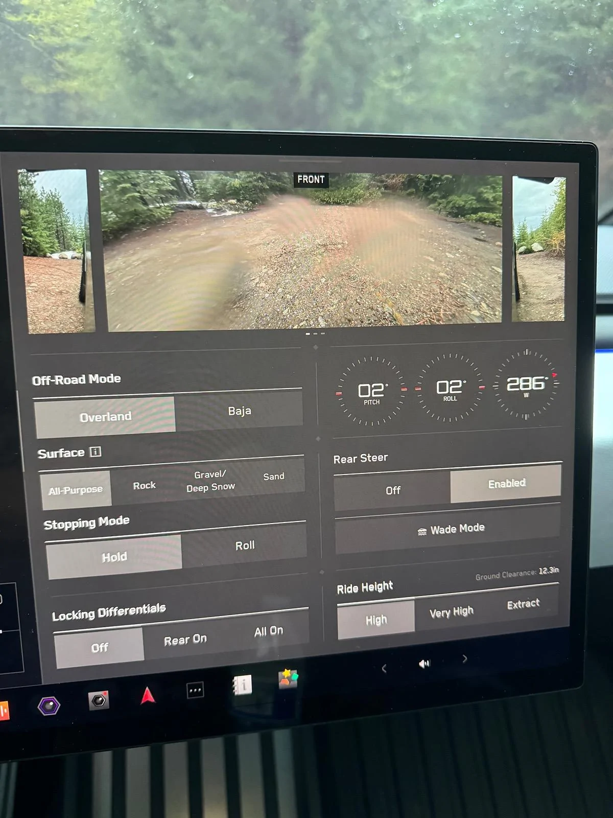 Tesla Cybertruck Tested the Off-Road Mode Update on black trails and it's EPIC IMG_5095