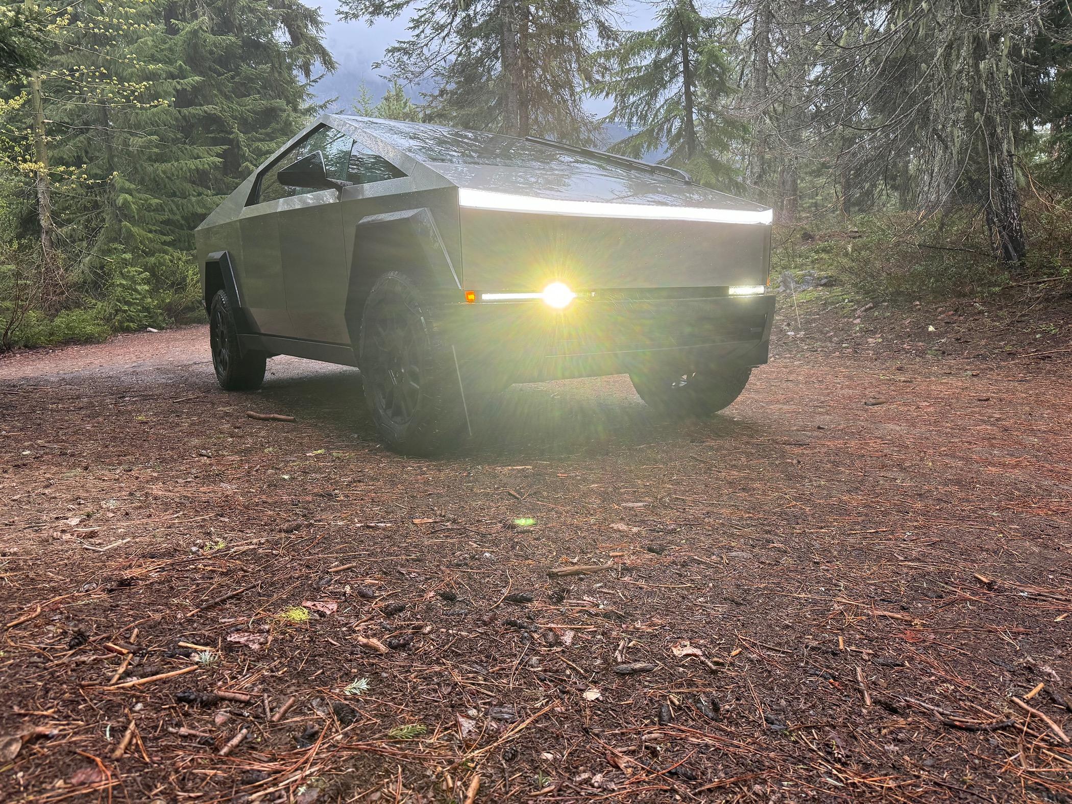 Tesla Cybertruck Tested the Off-Road Mode Update on black trails and it's EPIC IMG_5102