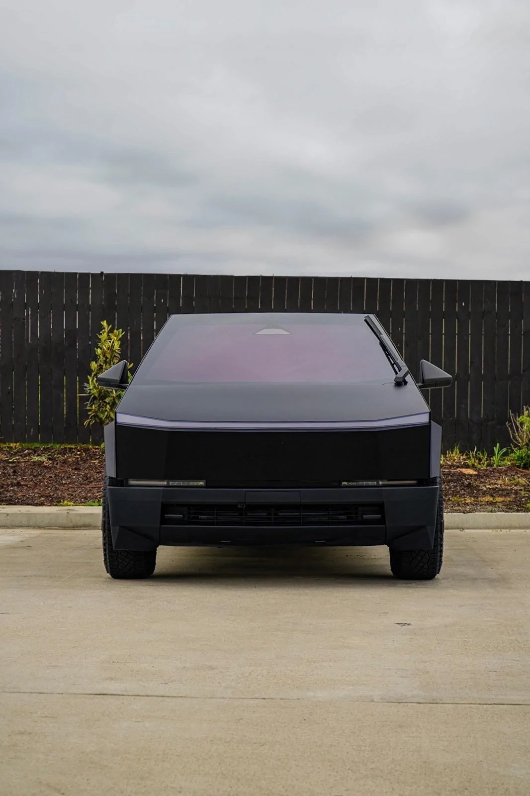 Tesla Cybertruck Black Wrap, Tint, and Ceramic Coat Done on My Darth Vader Cybertruck! IMG_4717