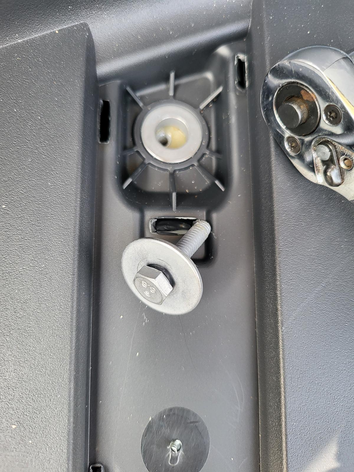 Tesla Cybertruck Frunk "Front Trunk L-Track + Cargo Net" Accessory Received! 20240505_165019