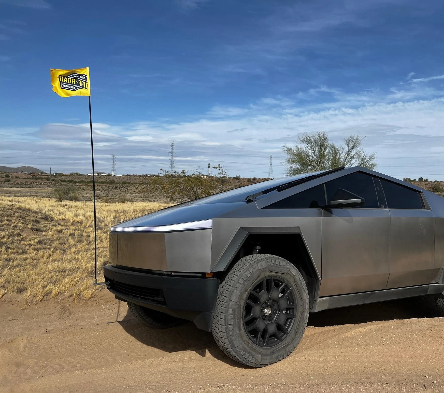 Tesla Cybertruck Tested the Off-Road Mode Update on black trails and it's EPIC IMG_8557