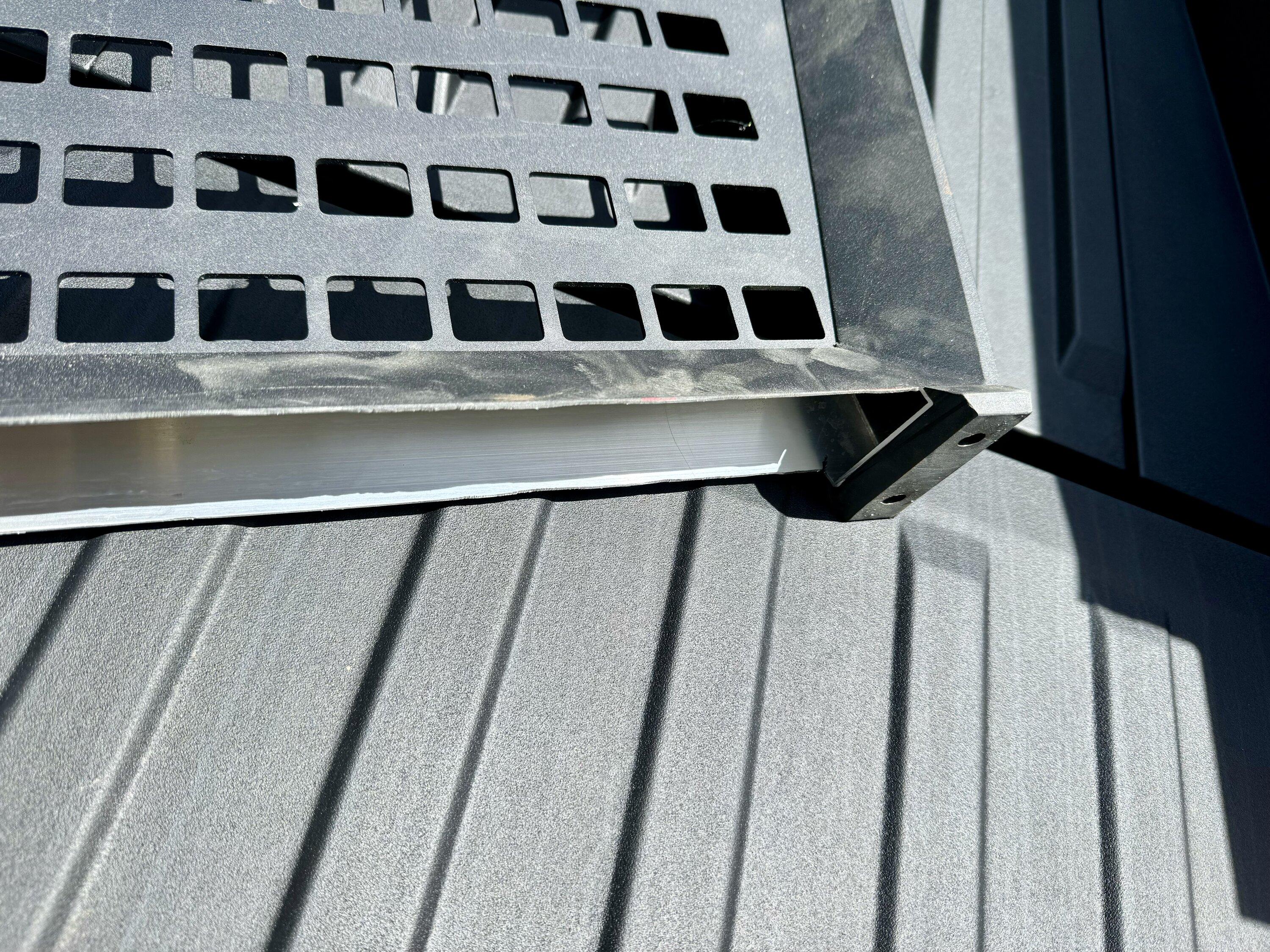 Tesla Cybertruck Cybertruck vault divider fit problem - Solved! IMG_6445