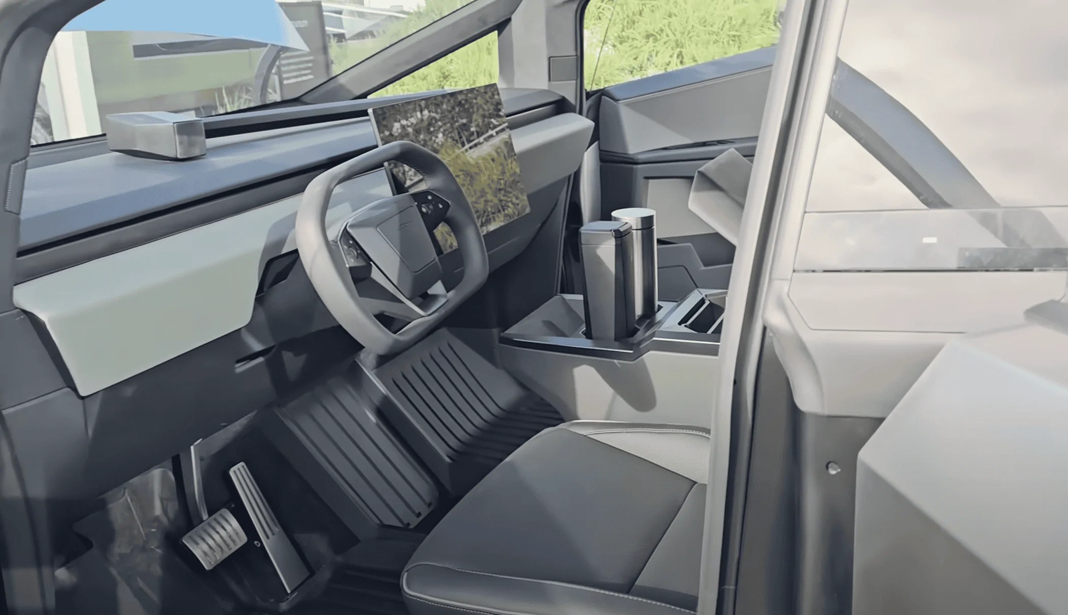 Tesla Cybertruck Breaking: Tactical Grey Interior + 20" Core Wheel Design and Aero Cover for Foundation Series Cybertruck Screenshot 2024-05-06 at 9.27.50 PM