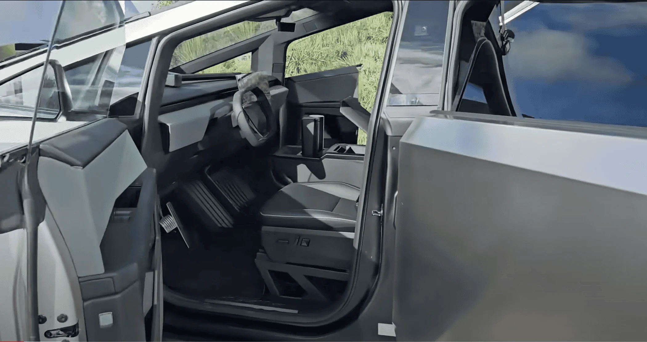 Tesla Cybertruck Breaking: Tactical Grey Interior + 20" Core Wheel Design and Aero Cover for Foundation Series Cybertruck Screenshot 2024-05-06 at 9.25.45 PM