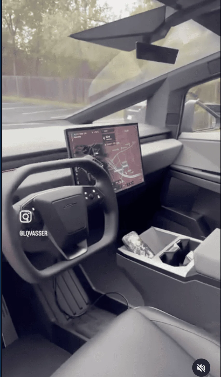 Tesla Cybertruck Breaking: Grey Interior ("Tactical Grey") image from Foundation Series compositor source code! Screenshot 2024-05-07 at 4.57.01 PM