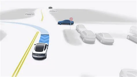 Tesla Cybertruck Phantom cars glitching into truck on UI 1715173983718-uq