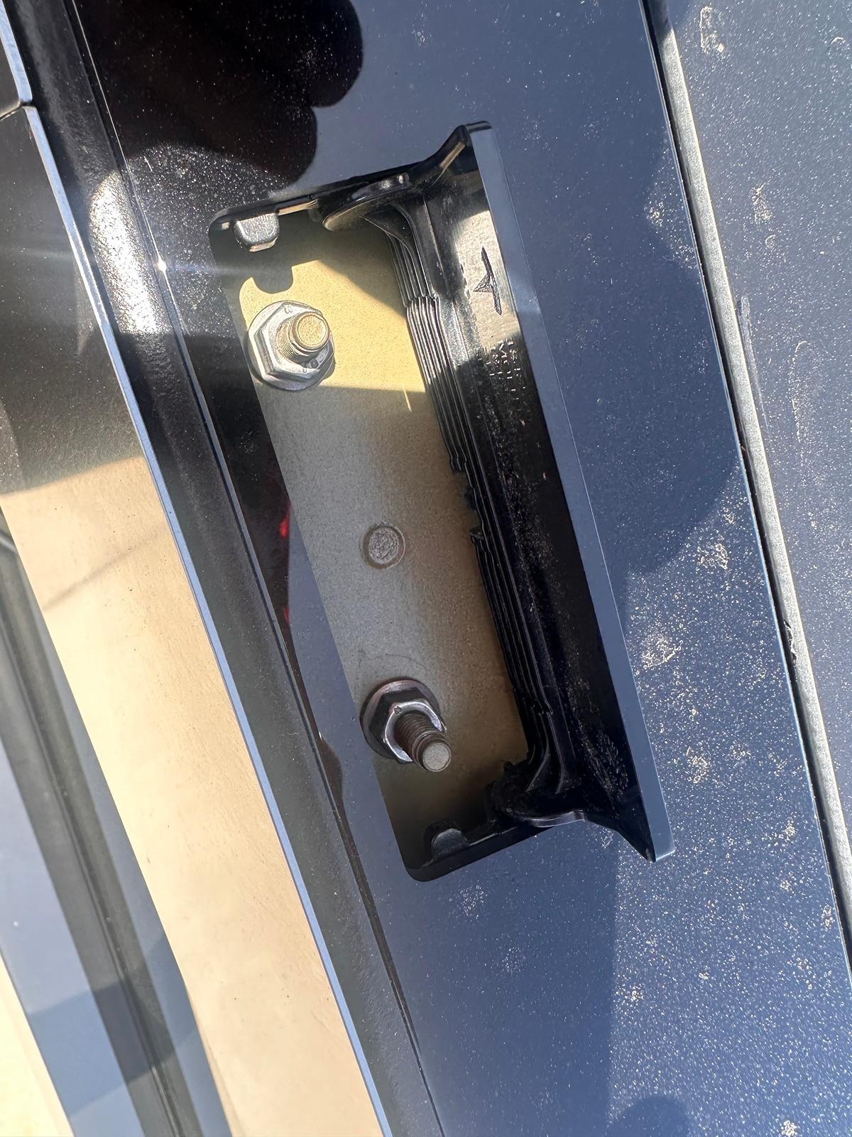 Tesla Cybertruck Check your back panels!  My nuts were missing! Pics attached... top ct roof
