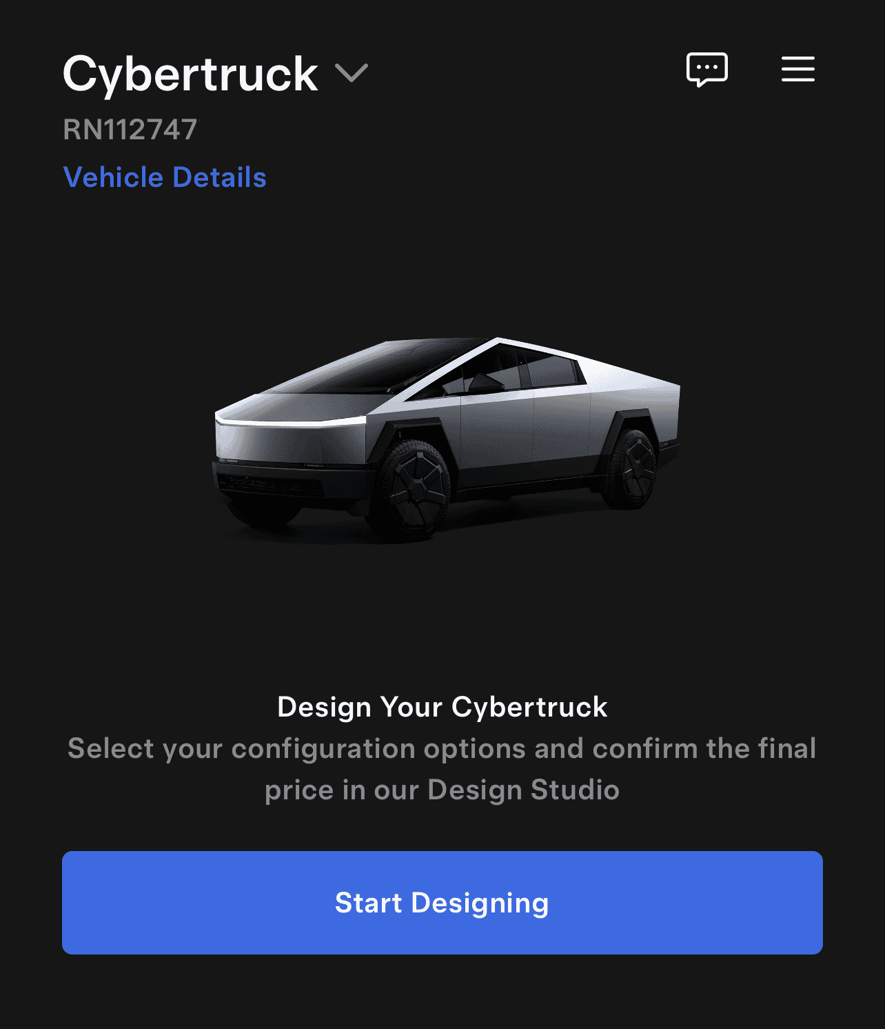 Tesla Cybertruck Happy to work something out with my early reservation Screenshot CT Reservatio