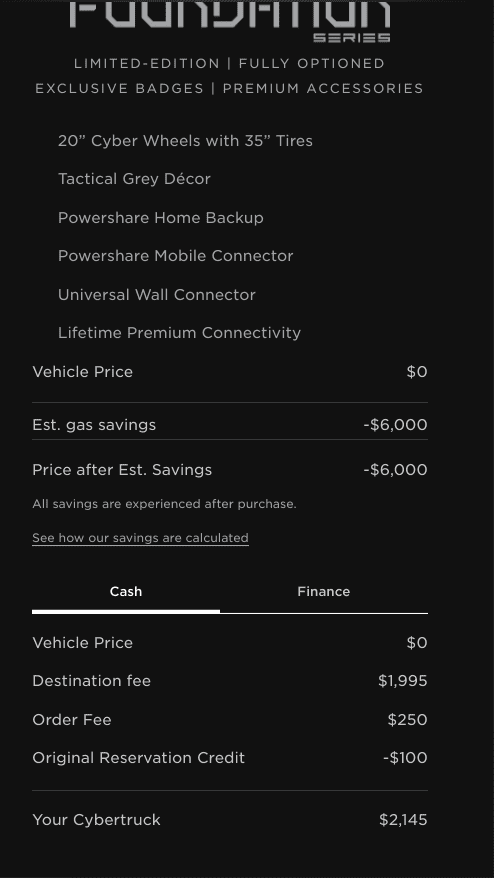 Tesla Cybertruck Trade-in offer dropped considerably Screenshot 2024-05-09 6.18.49 PM