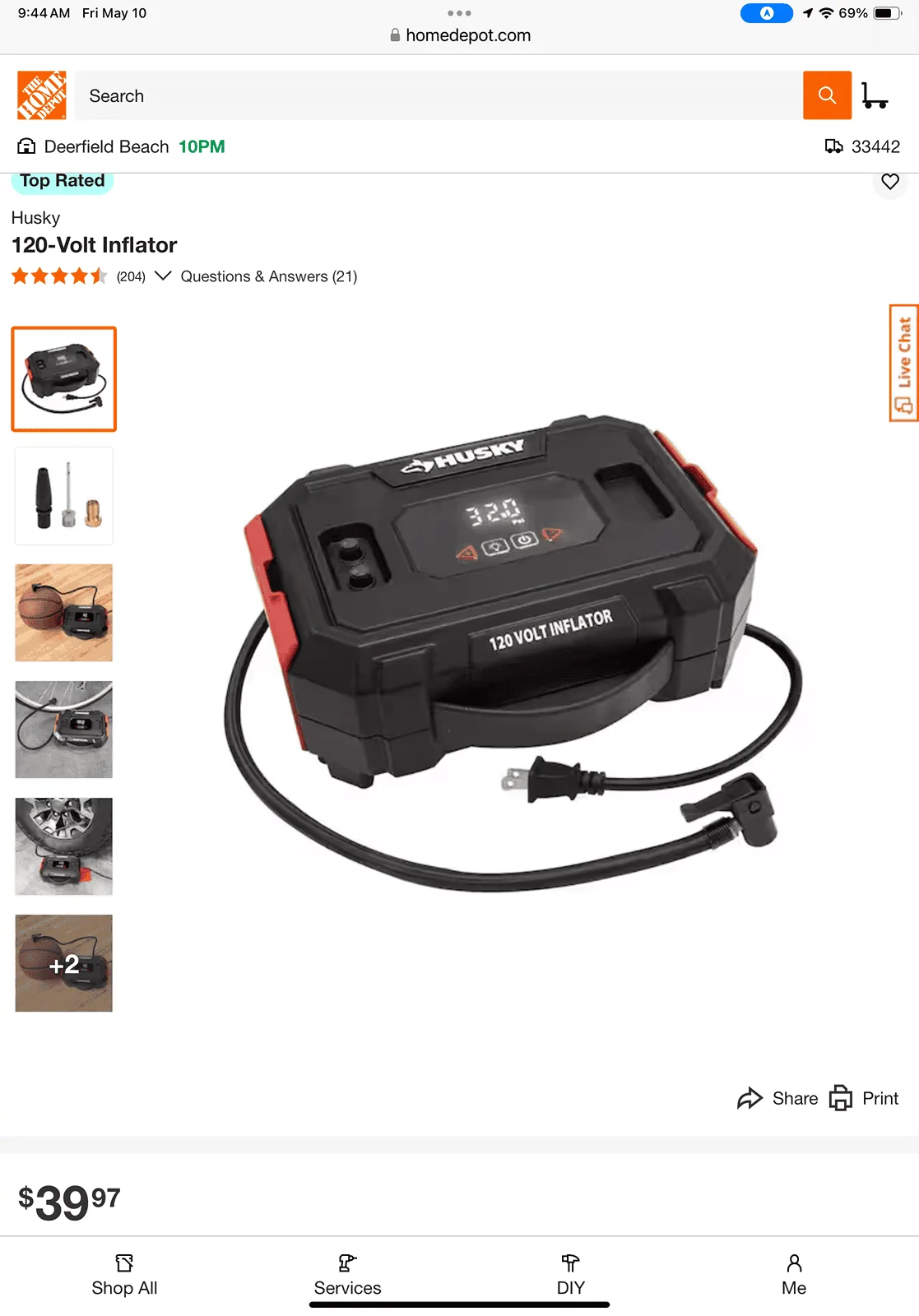 Tesla Cybertruck Tire Inflator I’m using IMG_1283