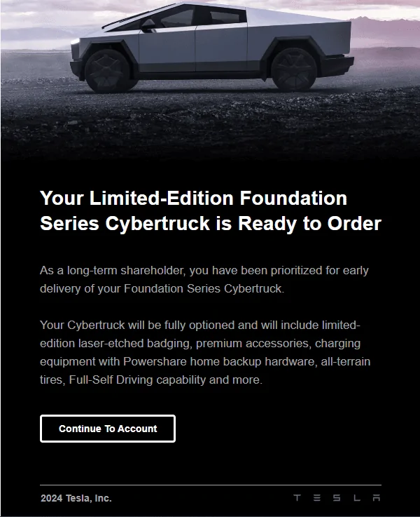 Tesla Cybertruck 📊 Cybertruck SUBMITTED ORDERS Tracking List & Stats [Add Yours!] Tesla Cybertruck Email