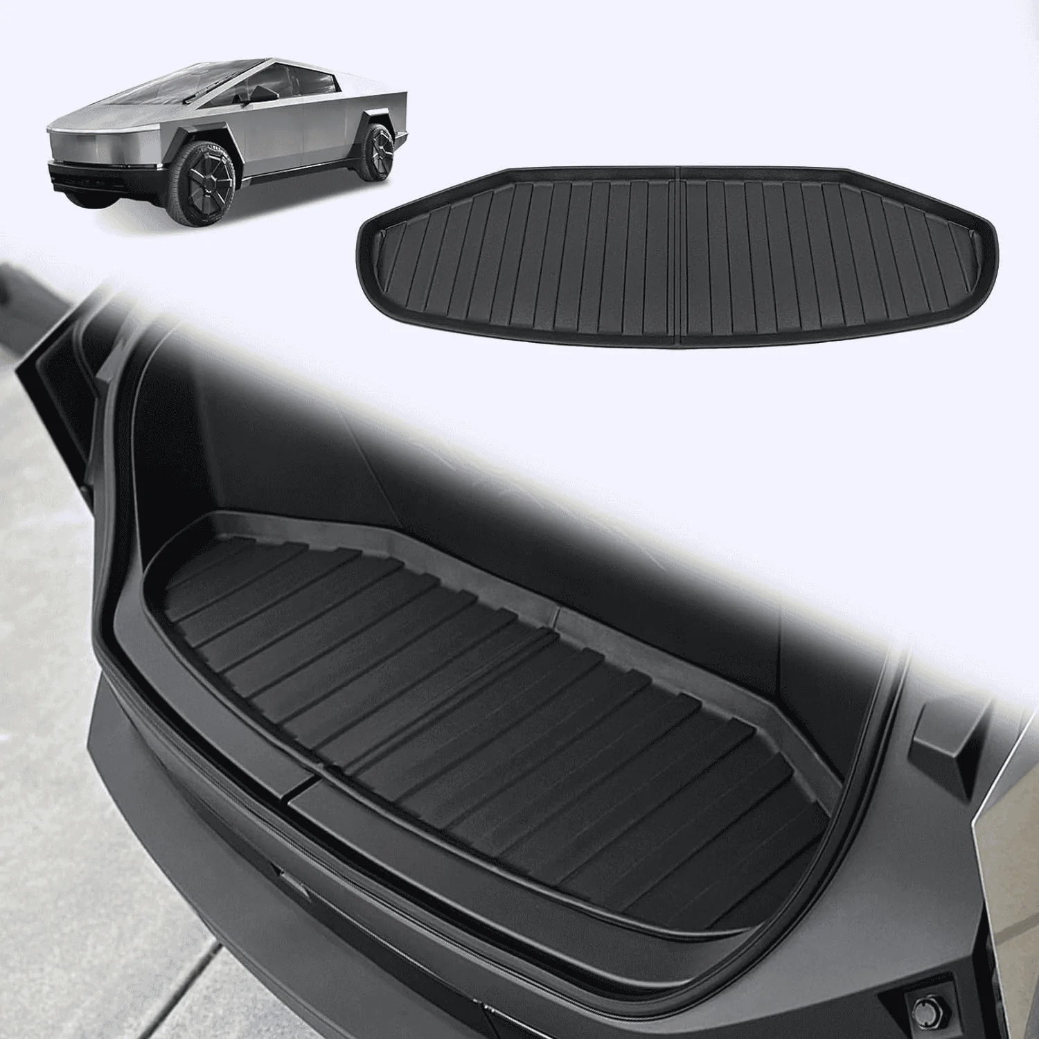 Tesla Cybertruck 【Giveaway Ended】BestEvMod Frunk Mats, Advanced Floor Mat, Bed Mat! Limited time discount, And a Raffle! 1715393288320-k4