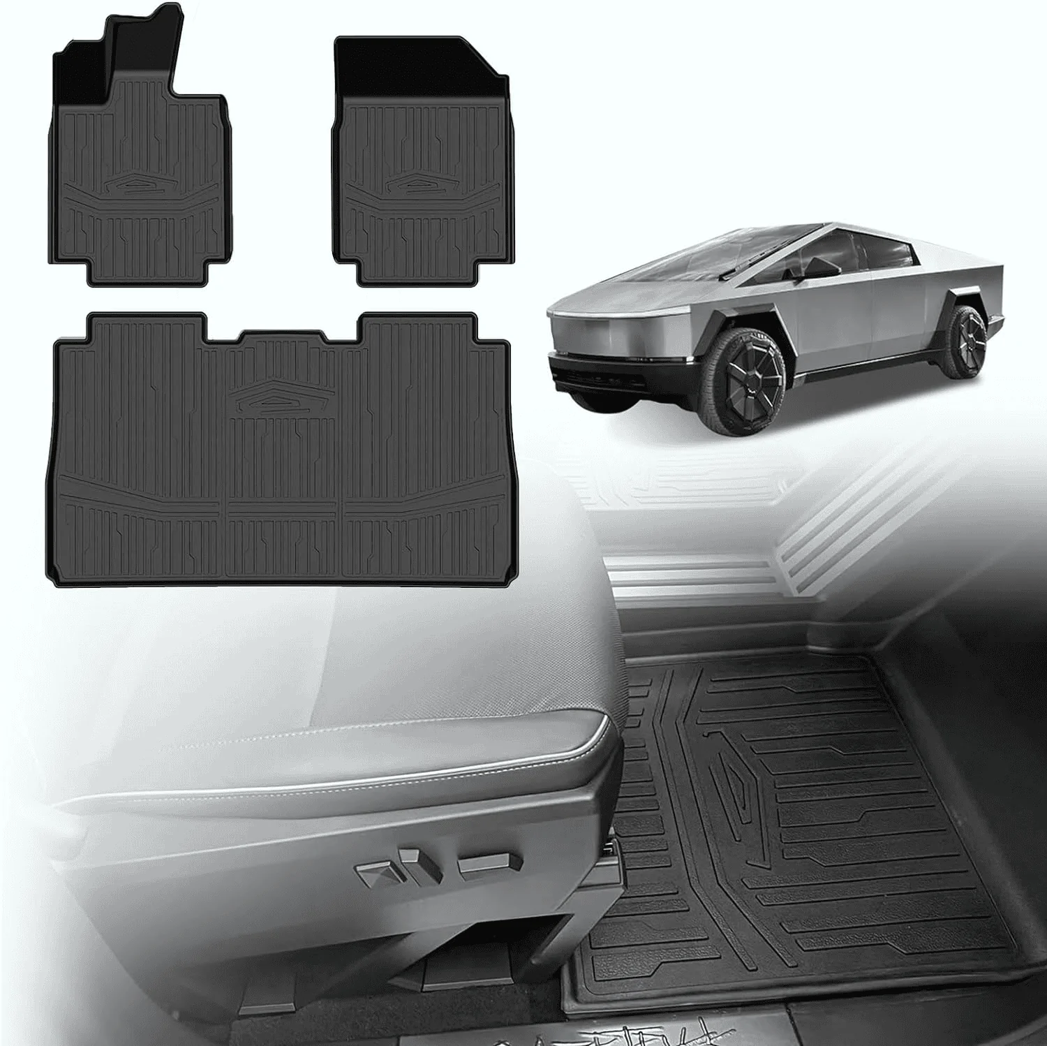 Tesla Cybertruck 【Giveaway Ended】BestEvMod Frunk Mats, Advanced Floor Mat, Bed Mat! Limited time discount, And a Raffle! 1715393658075-4k