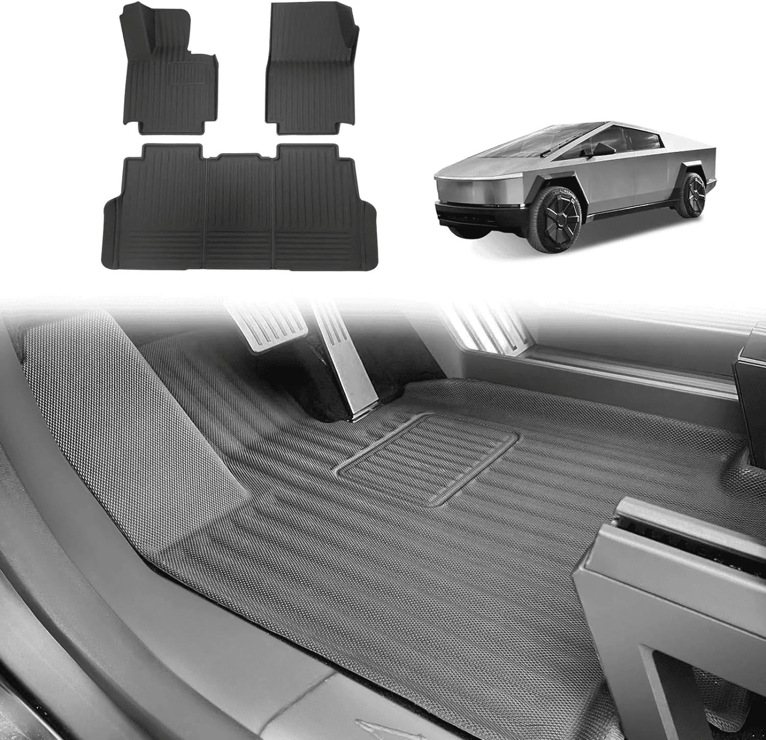 Tesla Cybertruck 【Giveaway Ended】BestEvMod Frunk Mats, Advanced Floor Mat, Bed Mat! Limited time discount, And a Raffle! 1715393792050-gs