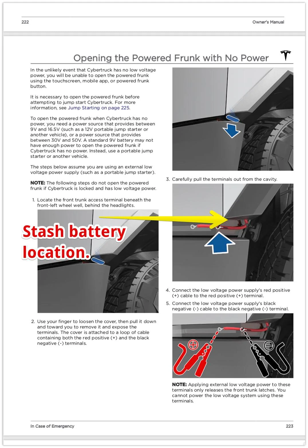 Tesla Cybertruck What’s in your Cybertruck car kit? suggestion stash battery