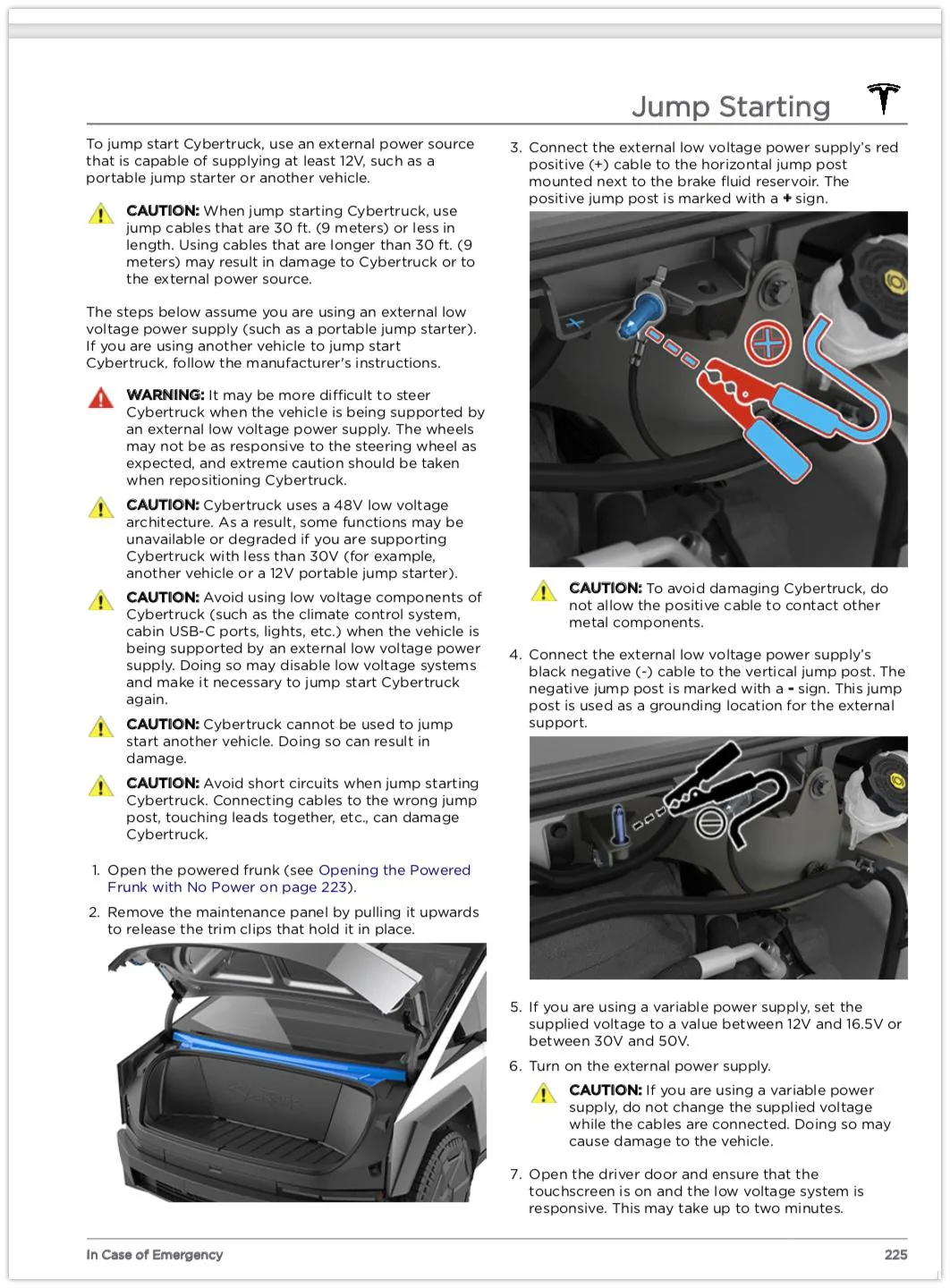 Tesla Cybertruck What’s in your Cybertruck car kit? jump start