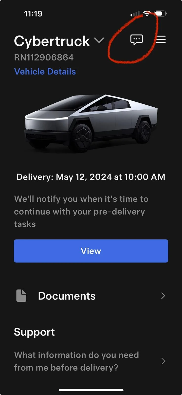 Tesla Cybertruck “Schedule Delivery Appointment” step activity hours? IMG_2401