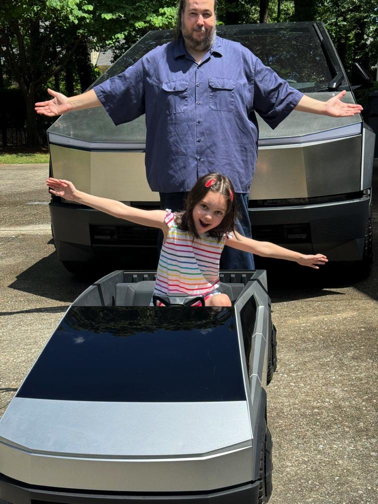 Tesla Cybertruck It's Daddy/Daughter Cybertruck Day! IMG_0778