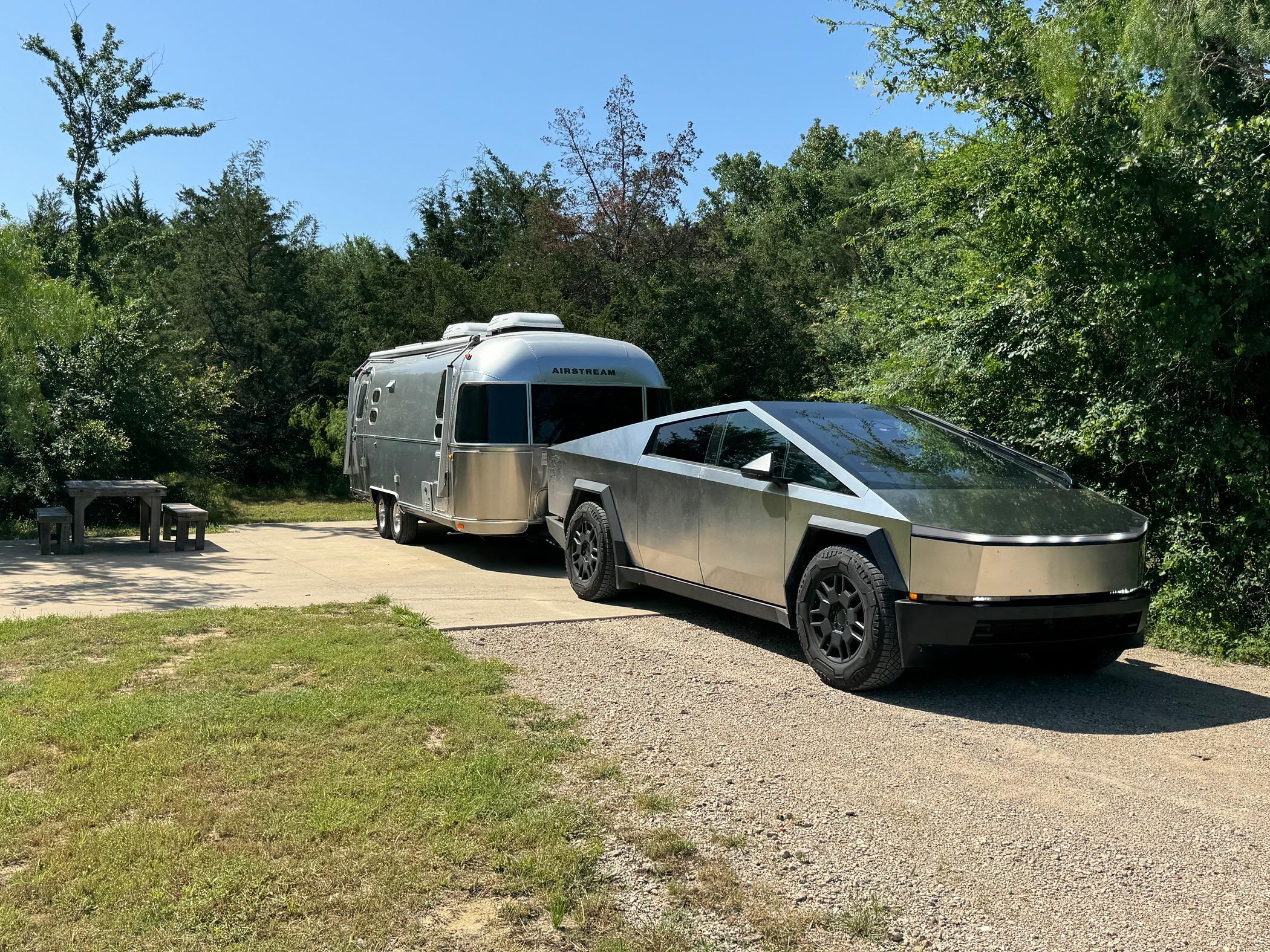 Tesla Cybertruck Got my first ding. :( IMG_0980
