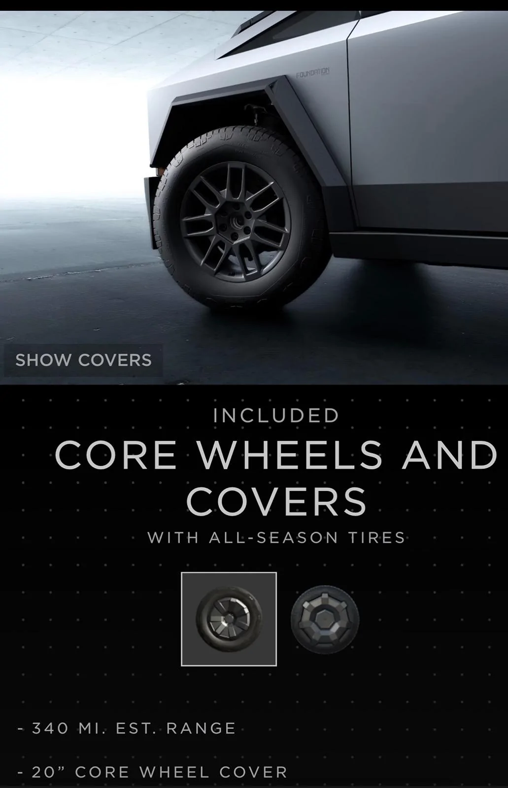 Tesla Cybertruck CyberTruck all season Tires IMG_7036