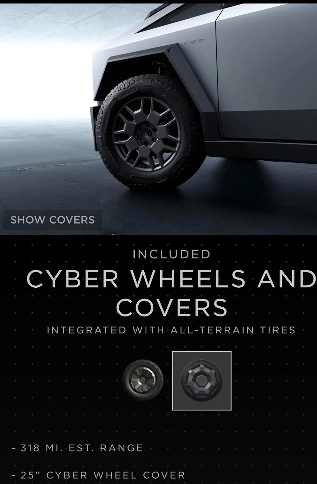 Tesla Cybertruck CyberTruck all season Tires IMG_7037