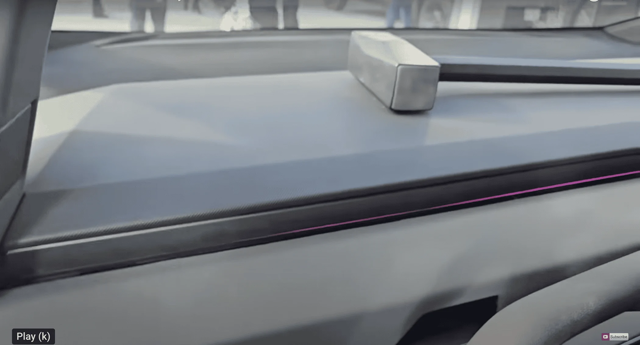 Tesla Cybertruck Tactical Grey Interior - Real Life Images [Photos] Tactical Grey 6