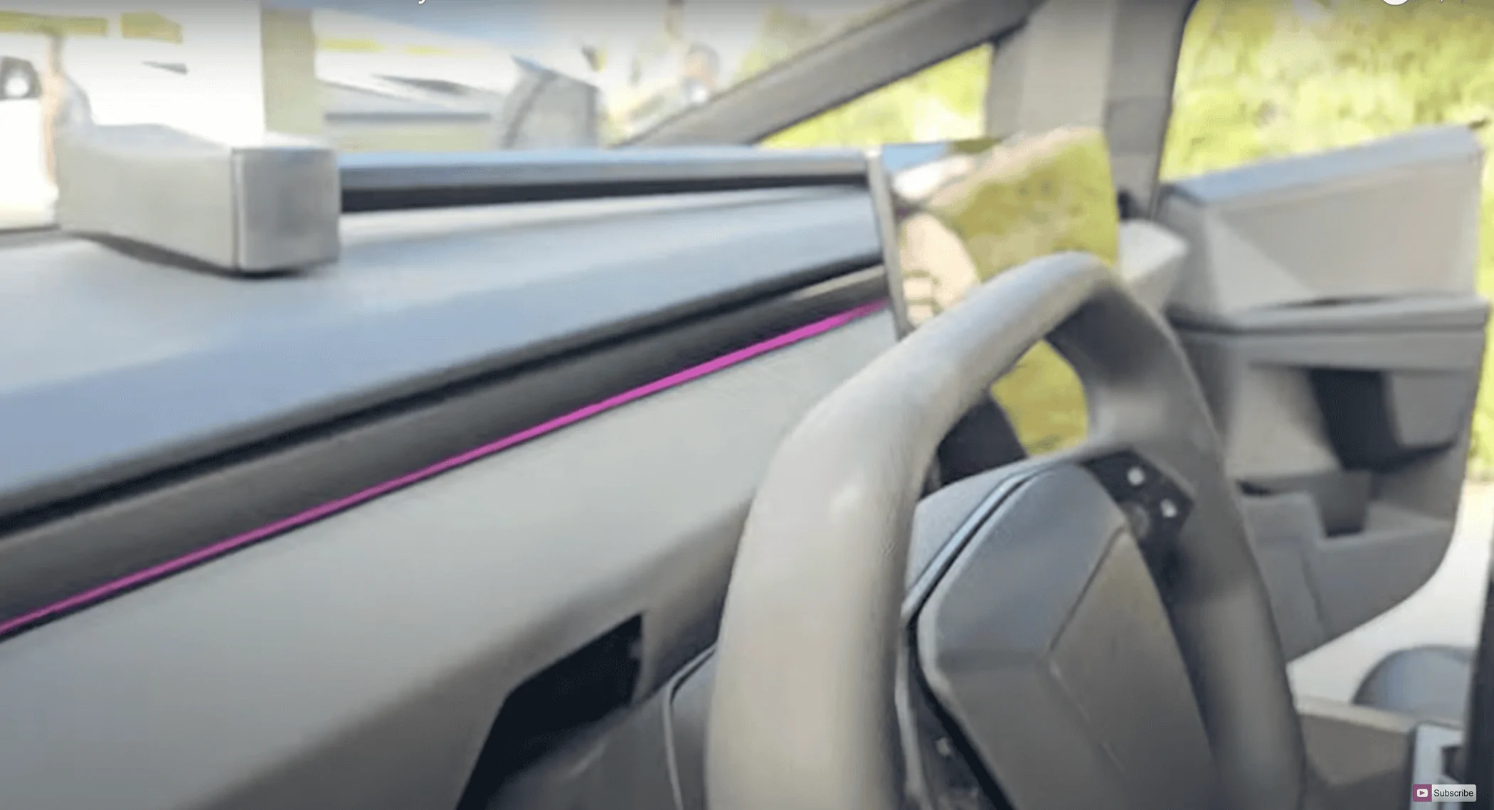 Tesla Cybertruck Tactical Grey Interior - Real Life Images [Photos] Tactical Grey 3