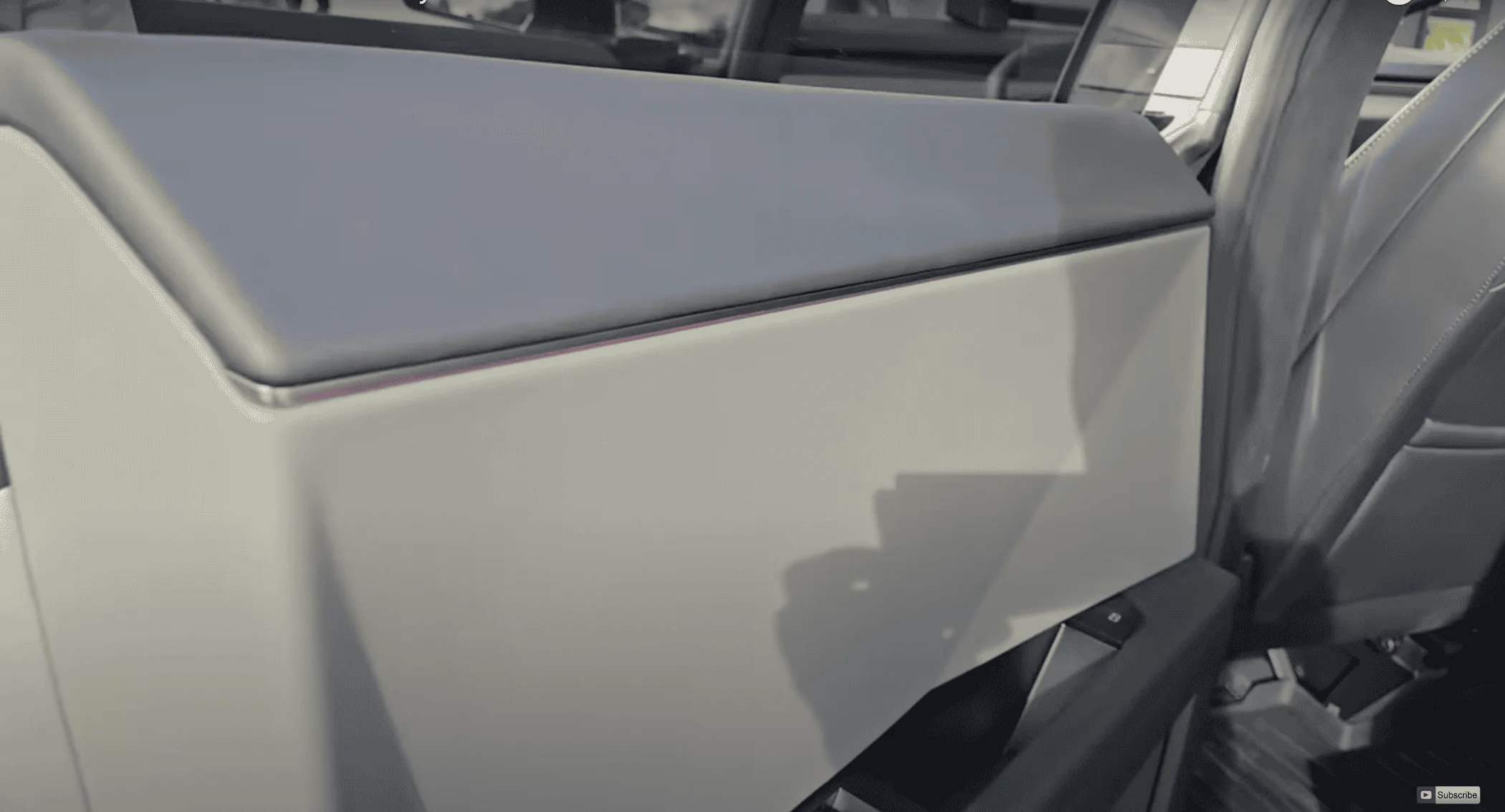 Tesla Cybertruck Tactical Grey Interior - Real Life Images [Photos] Tactical Grey 11