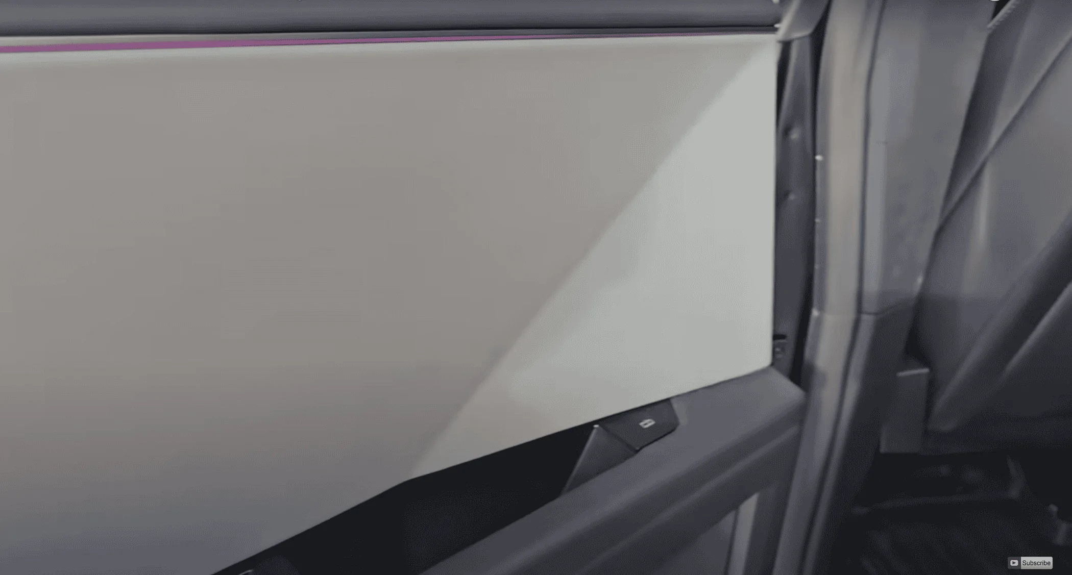 Tesla Cybertruck Tactical Grey Interior - Real Life Images [Photos] Tactical Grey 9