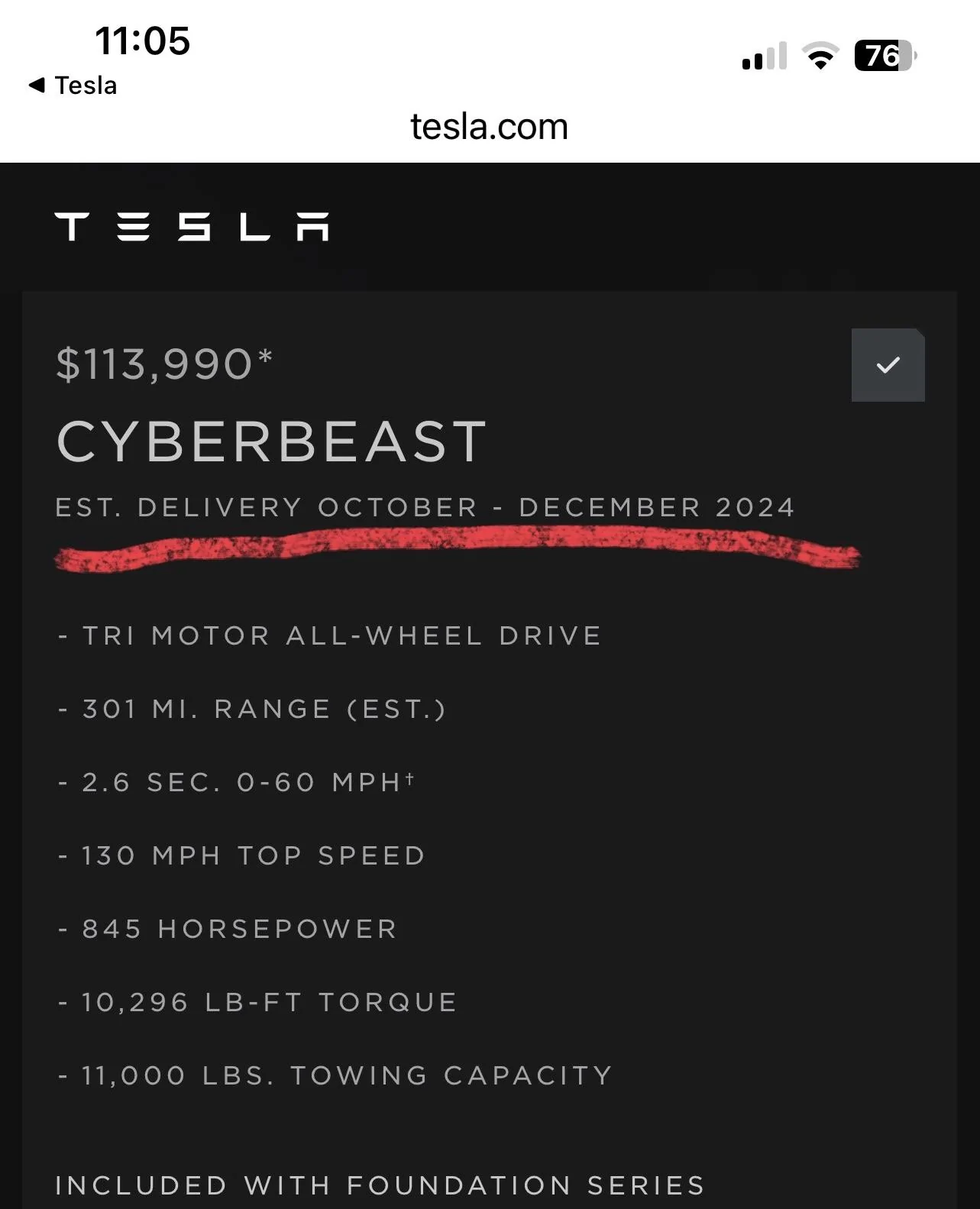 Tesla Cybertruck Breaking: Tactical Grey Interior + 20" Core Wheel Design and Aero Cover for Foundation Series Cybertruck IMG_5646