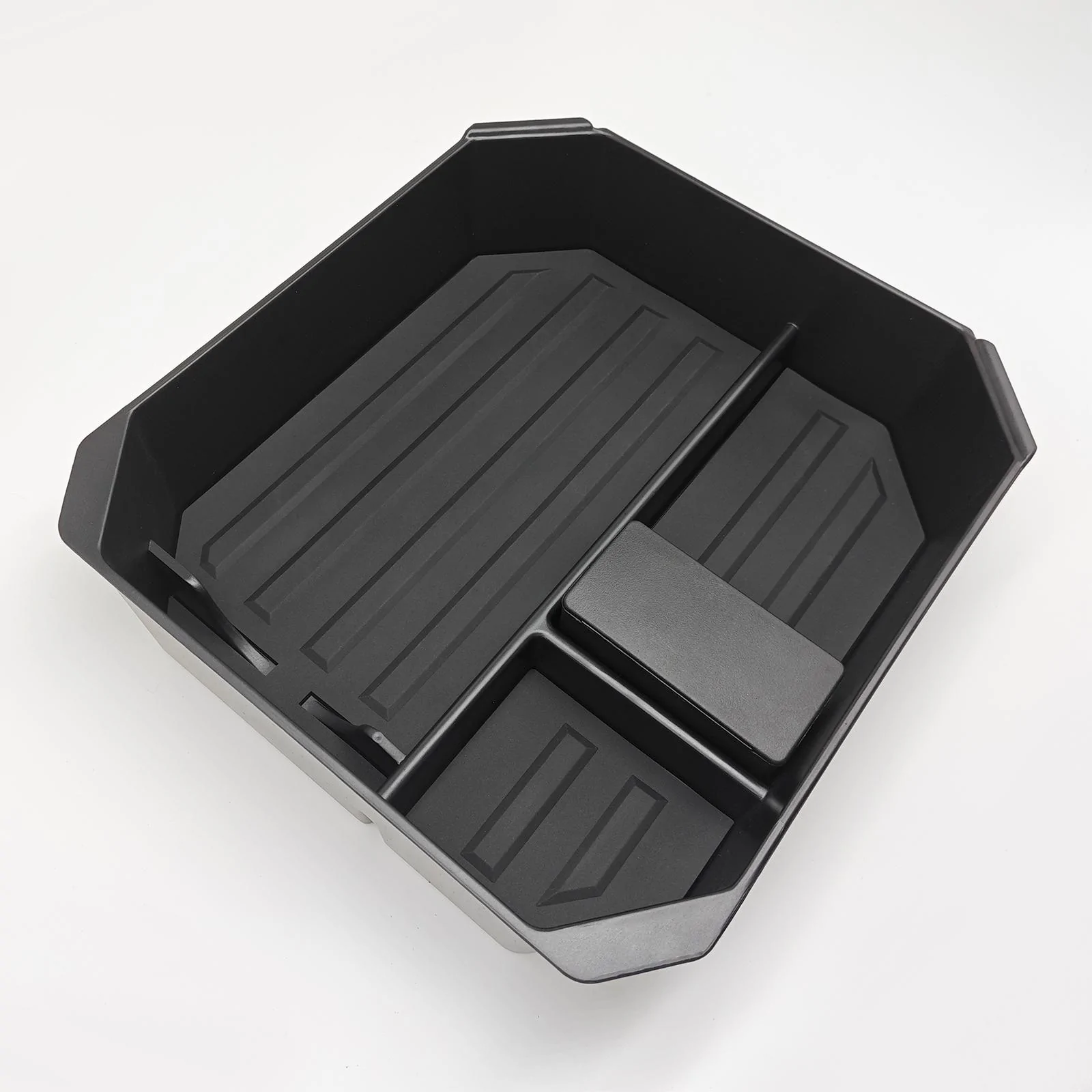 Tesla Cybertruck Center Console Tray with Removable Coin Holder 1