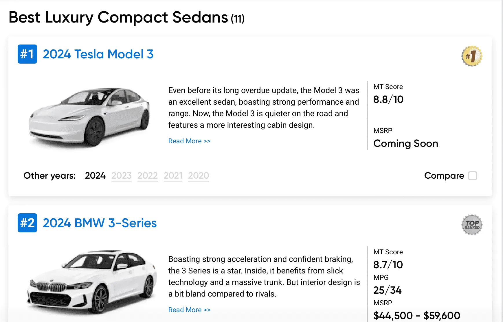 Tesla Cybertruck Cybertruck loses Motortrend comparo to Rivian and Hummer Screenshot 2024-05-14 at 10.06.41 AM