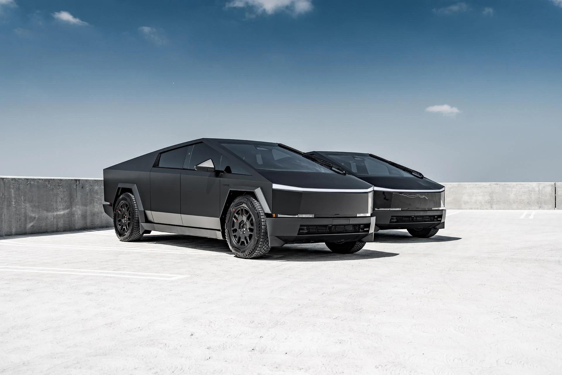Unplugged Performance Matte Black vs Gloss Black Cybertruck Wrap 7.jpg