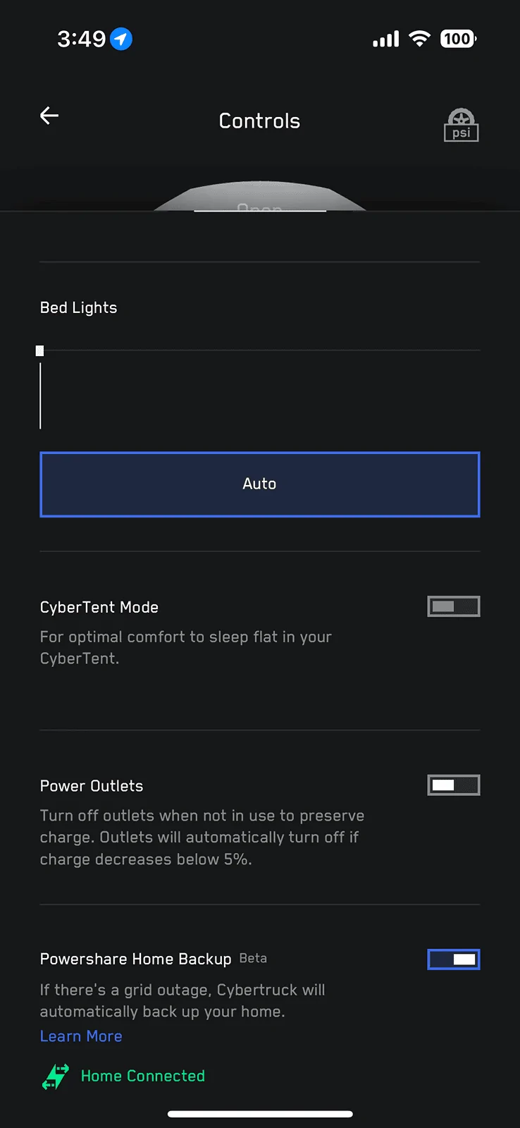 Tesla Cybertruck Powershare is Activated / Enabled 1715719854975-ka