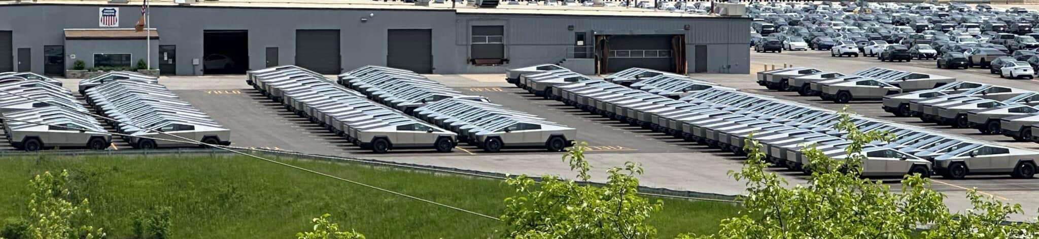 Tesla Cybertruck Michigan waiting room IMG_2153