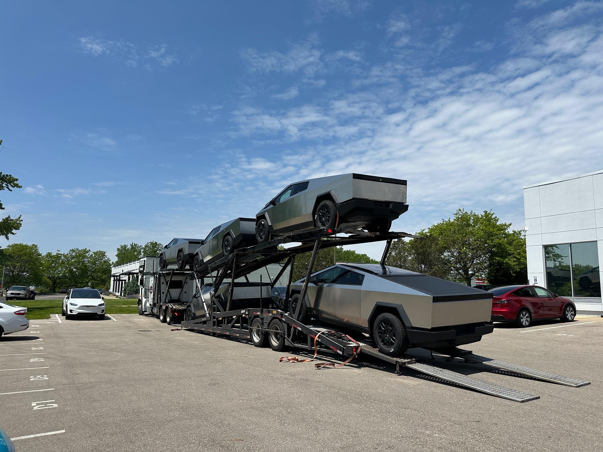 Tesla Cybertruck Michigan waiting room IMG_1169