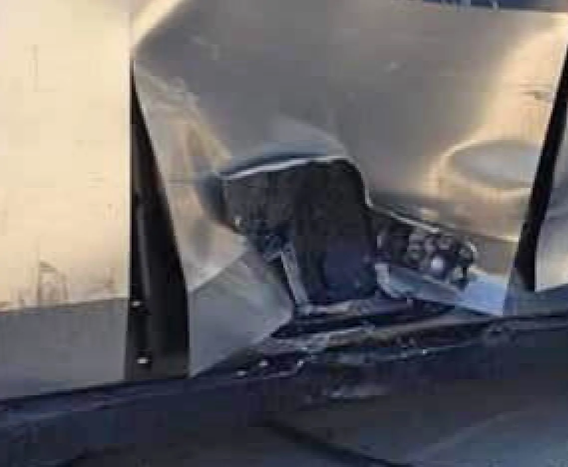 Tesla Cybertruck Cybertruck T-Bone accident at high speed - damage photos 1715806064688-