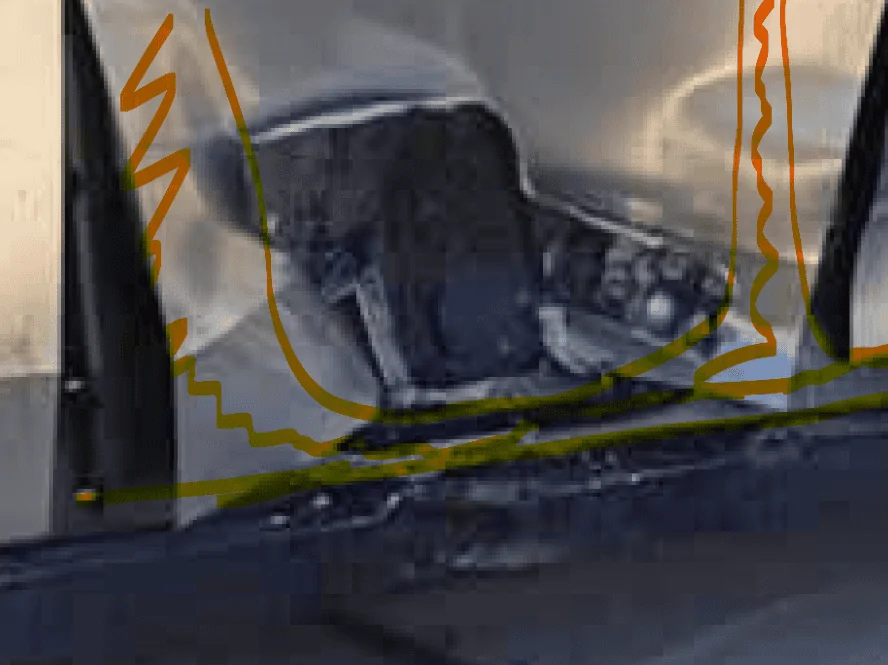 Tesla Cybertruck Cybertruck T-Bone accident at high speed - damage photos 1715808039466-d7